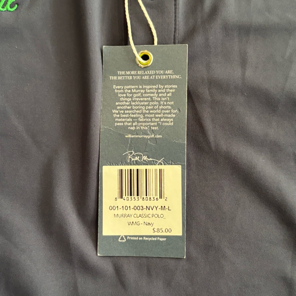 William Murray Polo Shirt Mens‎ Large Navy Blue  St. Paul Invitational Florida - Picture 6 of 10